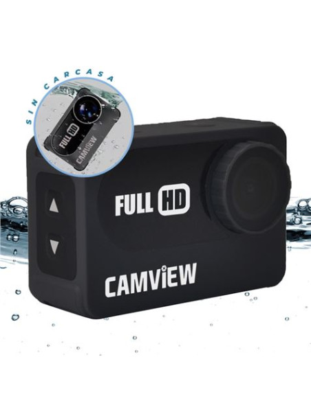 CAMARA DEPORTIVA FULL HD 1080P CARCASA ACUATICA | LCD 2\" | 16MP | CAMVIEW