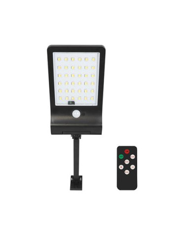 FAROLA LED SOLAR 3000K/4000K/6500K 350LM + SENSOR + MANDO ELBAT