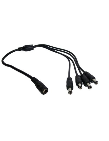 CABLE ALIMENTACION SPLITTER 4 CAMARAS CAMVIEW