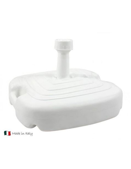 BASE SOMBRILLA CUADRADA BLANCA 45X45X27 CONTINENTAL