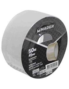 CINTA DE EMBALAJE TRANSPARENTE 50M X 45MM MADER