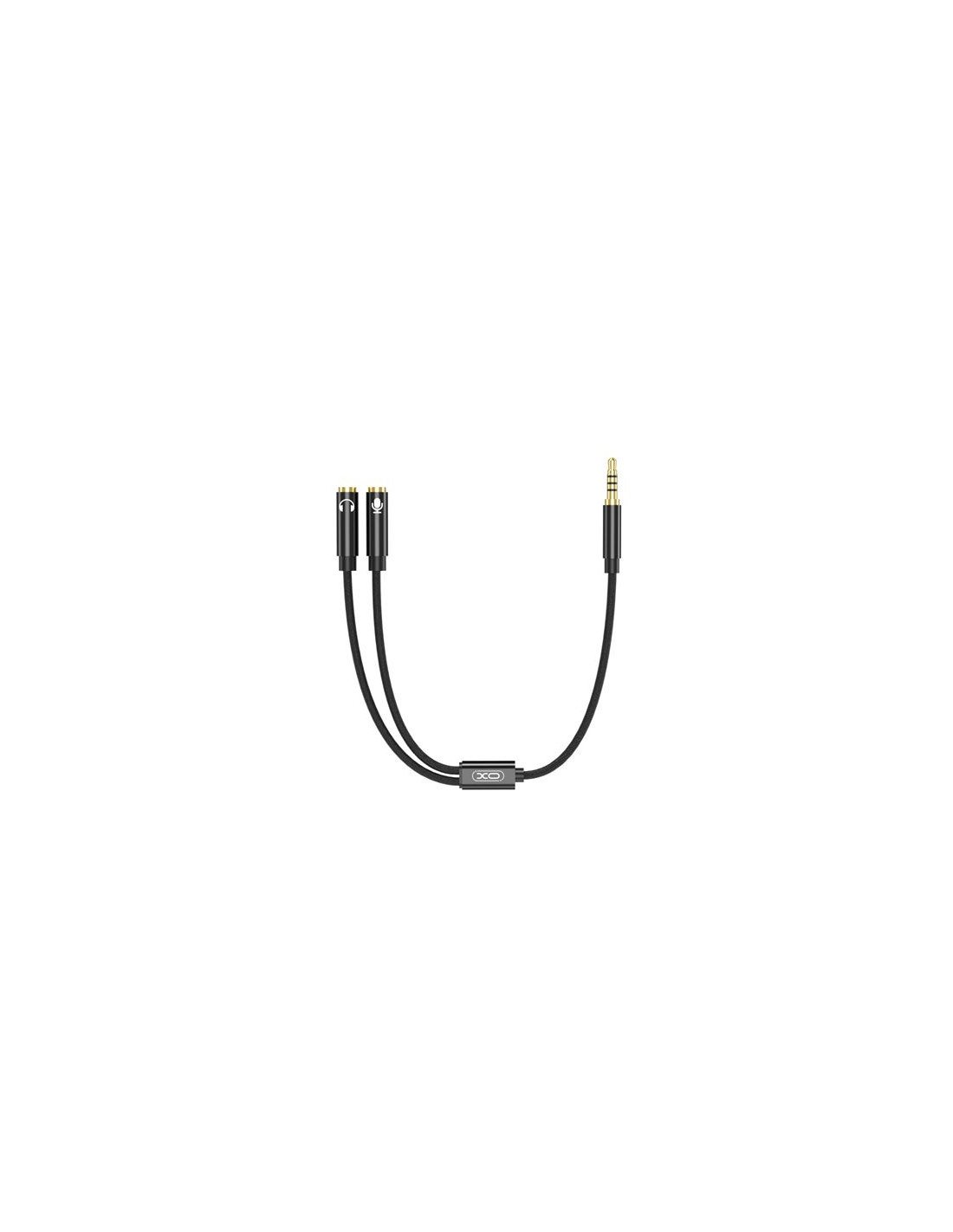 CABLE NBR197 MINI JACK A 2 MINI JACK HEMBRAS AUDIO + MICROFONO XO