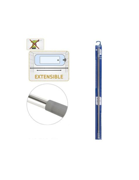 BARRA EXTENSIBLE BAÑO ACERO INOX 22MM 140-260 HBS