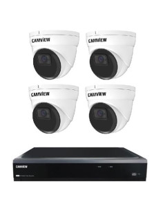 PACK VIDEOGRABADOR 5MP + 4 CAMARAS AHD 5MP DOMO CAMVIEW