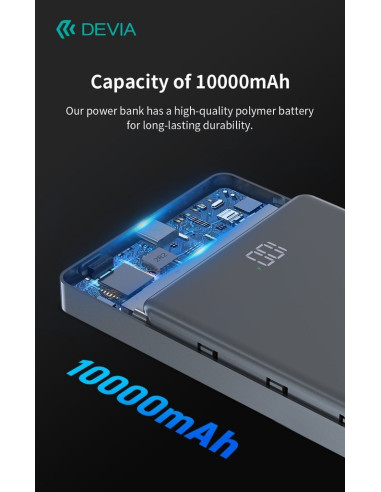 POWERBANK BATERIA EXTERNA CON MAGSAFE 10.000MAH PD20W DEVIA