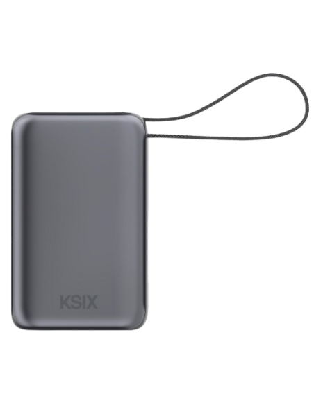 POWERBANK BATERÍA EXTERNA KSIX 30.000MAH CON CABLE TIPO C INTEGRADO 65W