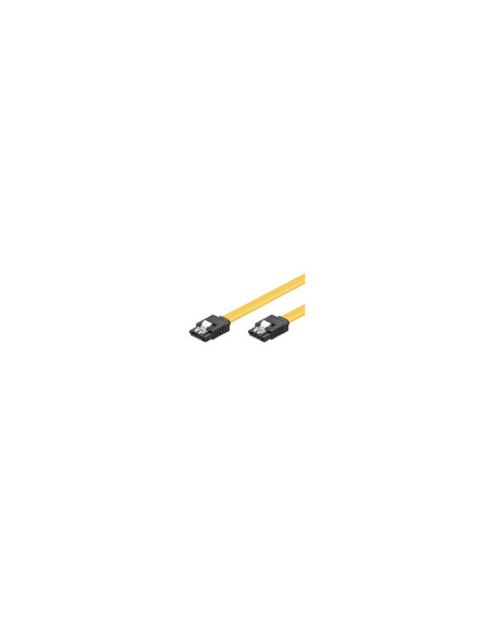 Ewent EC1511 cable de SATA 0,5 m SATA 7-pin Negro, Amarillo
