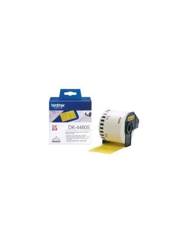 Brother DK-44605 etiqueta de impresora Amarillo