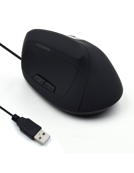 Ewent EW3157 ratón Oficina mano derecha USB tipo A Óptico 1800 DPI
