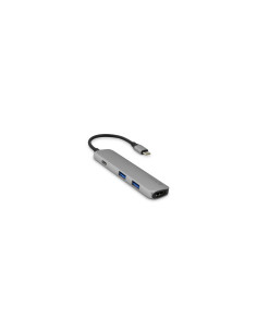 Epico 9915111900012 base para portátil y replicador de puertos USB 3.2 Gen 1 (3.1 Gen 1) Type-C Negro, Gris