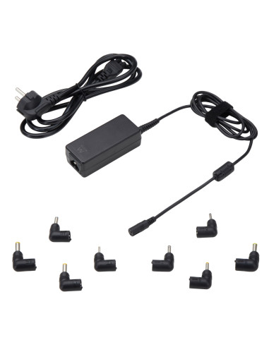 Ewent EW3963 adaptador e inversor de corriente Interior 45 W Negro