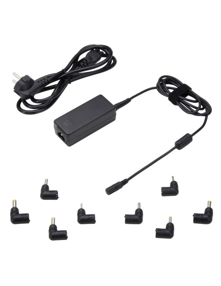Ewent EW3963 adaptador e inversor de corriente Interior 45 W Negro