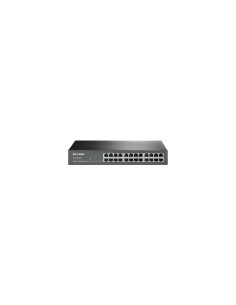TP-Link TL-SF1024D No administrado Fast Ethernet (10/100) 1U Negro