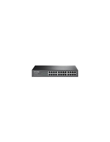 TP-Link TL-SF1024D No administrado Fast Ethernet (10/100) 1U Negro