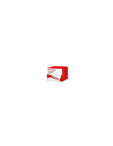 SWITCH MERCUSYS 5 PTOS 10/100 BLANCO MS105
