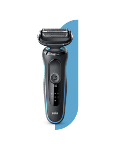 Braun Series 5 50-M1000s Máquina de afeitar de láminas Negro, Azul