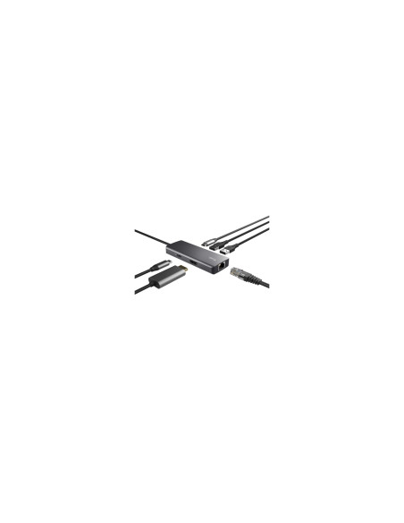 Trust Dalyx USB Tipo C 1000 Mbit/s Plata