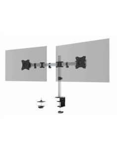 Durable 509523 soporte para monitor 68,6 cm (27") Plata Pared