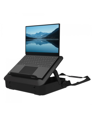Fellowes BREYTA LAPTOP STAND CARRY CASE BLACK 35,6 cm (14") Funda