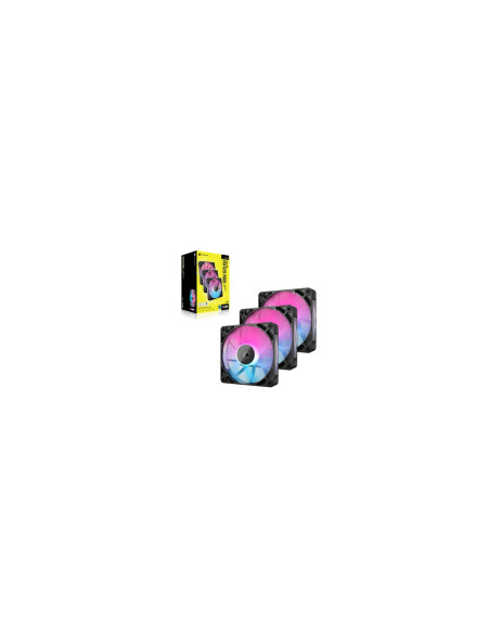 Corsair iCUE LINK RX120 RGB Carcasa del ordenador Ventilador 12 cm Negro 3 pieza(s)