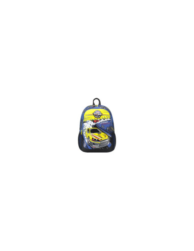 MOCHILA ESCOLAR GRANDE DE CARRERAS DE COCHES TOTTO MJ04VLC003-2310-6J7L