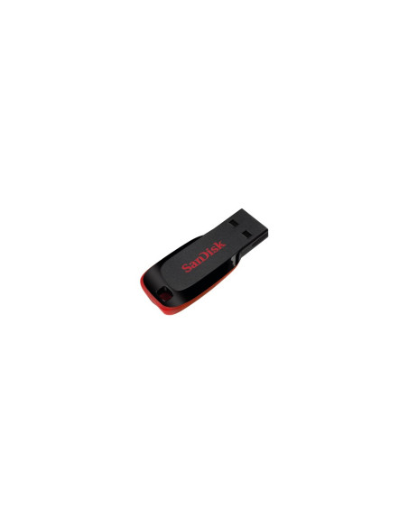 SanDisk Cruzer Blade unidad flash USB 64 GB USB tipo A 2.0 Negro, Rojo
