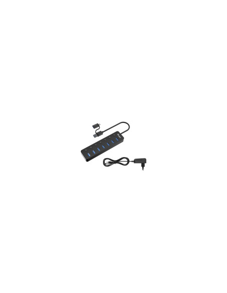 Equip 128965 hub de interfaz USB 3.2 Gen 1 (3.1 Gen 1) Type-A 5000
