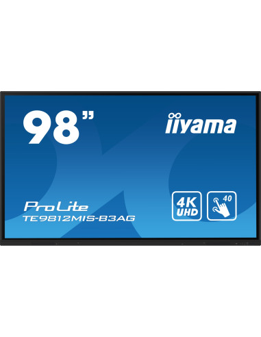 iiyama TE9812MIS-B3AG pantalla de señalización Diseño de quiosco 2,48