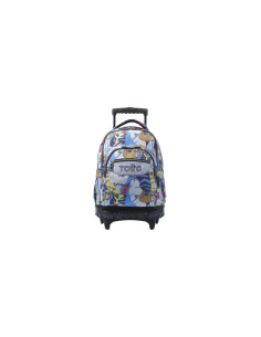 Totto Mochila Escolar con ruedas Renglones Lazel