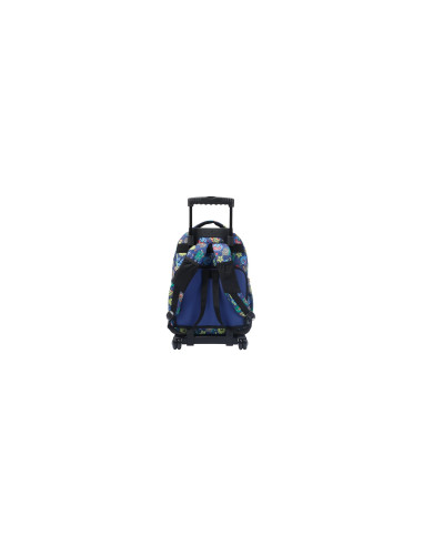 Totto Mochila Esccolar con ruedas Renglones Tello