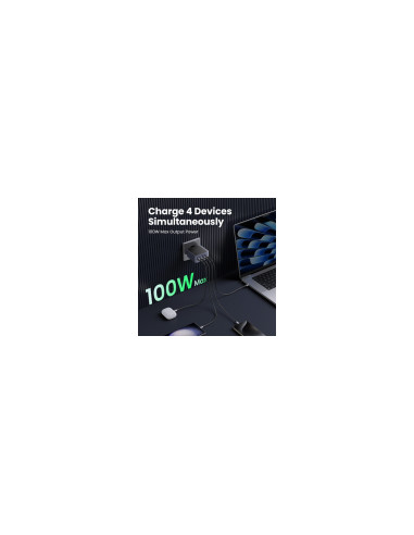 Ugreen Nexode S 100W 4-Port GaN Fast Charger EU gray Ordenador