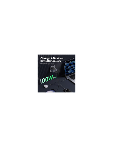 Ugreen Nexode S 100W 4-Port GaN Fast Charger EU gray Ordenador