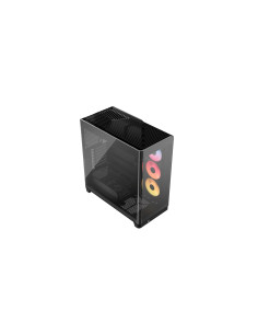 Corsair 4500X LX-R RGB Tempered Glass Mid-Tower, Black Midi Tower Negro