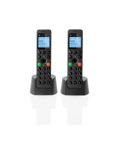 Motorola DOT202 Twin Teléfono DECT Identificador de llamadas Negro