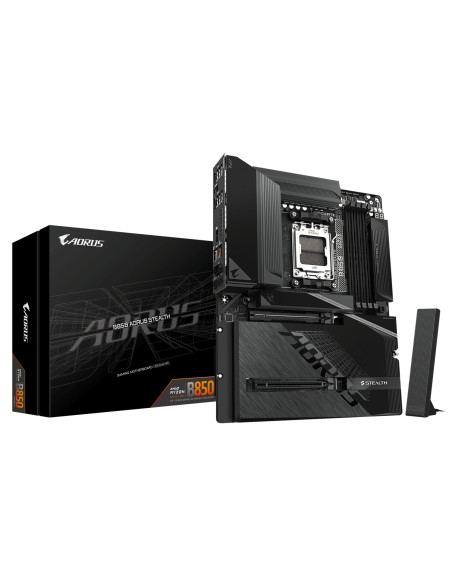 GIGABYTE B850 AORUS STEALTH Placa Base – CPUs AMD Ryzen Serie 9000,
