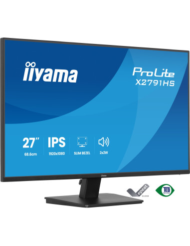 iiyama ProLite X2791HS-B1 pantalla para PC 68,6 cm (27") 1920 x 1080