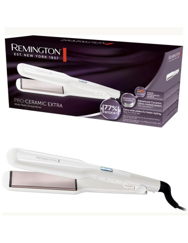 Remington S5527 Pro Ceramic Plancha de Pelo Ancha con Display DIgital