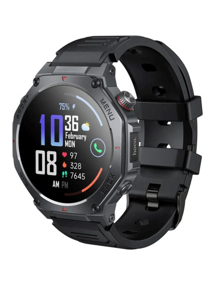 Hoco Y37 Smartwatch con GPS, Pantalla Amoled y Llamadas Bluetooth