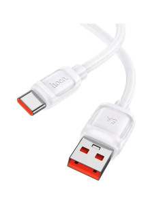 Cable USB-A a USB-C Hoco X115 Surpass 100W 1 Metro Blanco