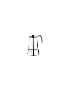 CAFETERA MONIX ETERNA 10 TAZAS MANGO ASAS ACERO INOXIDABLE EXTERIOR BRILLANTE APTO PARA TODO TIPO DE COCINAS M630010