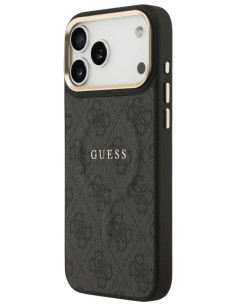 CARCASA GUESS IPHONE 17 PRO MAX NEGRA CON MAGSAFE