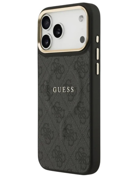 CARCASA GUESS IPHONE 17 PRO MAX NEGRA CON MAGSAFE