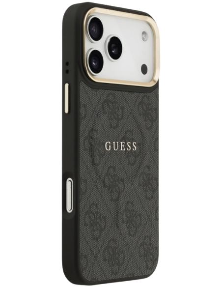 CARCASA GUESS IPHONE 17 PRO MAX NEGRA CON MAGSAFE
