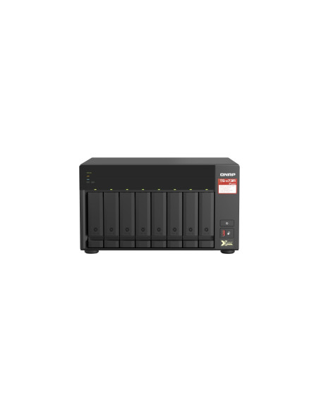 QNAP TS-873A NAS Torre Ryzen Embedded V1500B 8 GB DDR4 0 TB QNAP