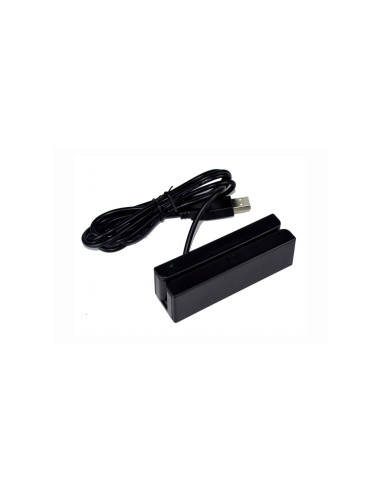 Premier BM-90 lector de tarjeta magnética Negro USB