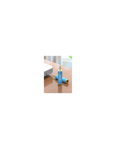 Vention Adaptador Jack VAB-S04-L/ Jack 3.5 Macho - Jack 6.5 Hembra/ Azul