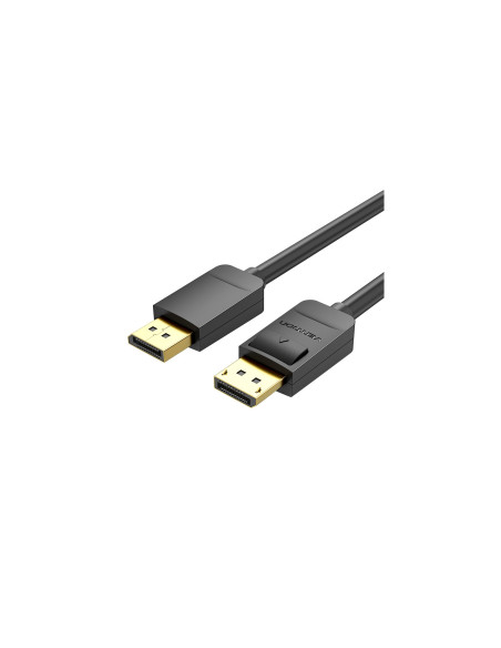 Vention Cable DisplayPort 1.2 4K HACBF/ DisplayPort Macho - DisplayPort Macho/ 1m/ Negro