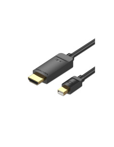Vention Cable Conversor HAHBH/ Mini Displayport Macho - HDMI Macho/ 2m/ Negro