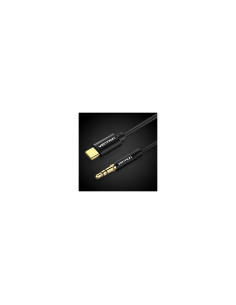 Vention Cable Conversor Audio BGABF/ USB Tipo-C Macho - Jack 3.5 Macho/ 1m/ Negro 2