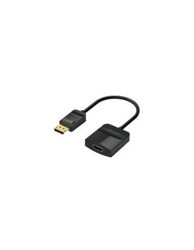 Vention Cable Conversor HBGBB/ Displayport Macho - HDMI Hembra/ 15cm/ Negro